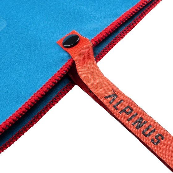 Alpinus Canoa Microvezelhanddoek - Blauw