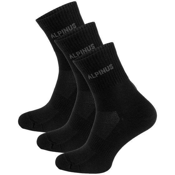 Alpinus Alpamayo 3-Pack Sokken - Zwart