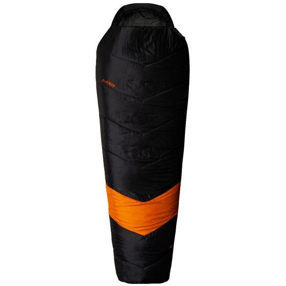Alpinus Classic 1050 (Right) Slaapzak - Zwart/Oranje