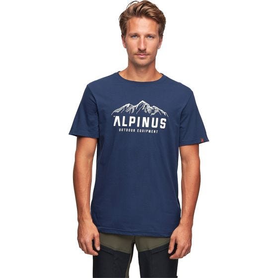 Alpinus Mountains Active T-shirt Heren - Blauw