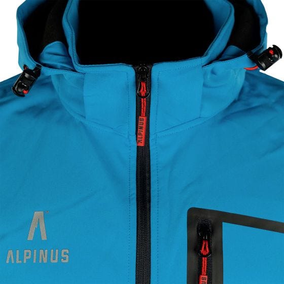 Alpinus City Stenshuvud Softshell jack Heren - Blauw