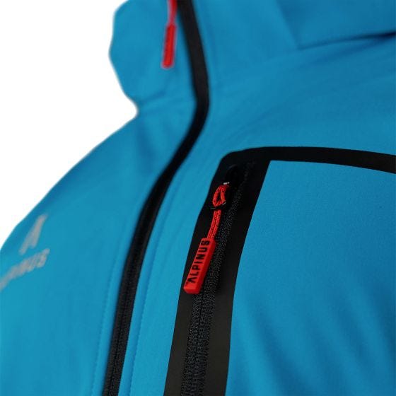 Alpinus City Stenshuvud Softshell jack Heren - Blauw
