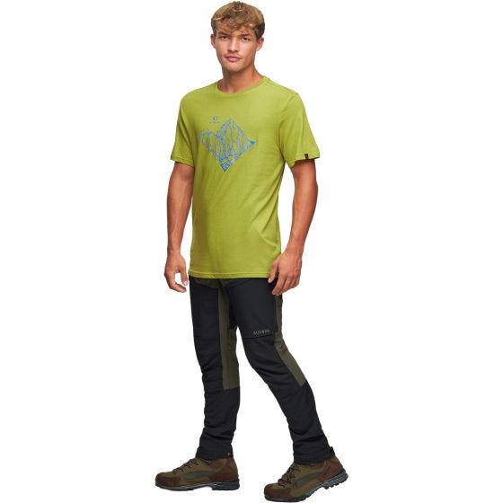 Alpinus Tactical Skilbrum T-shirt - Olijf
