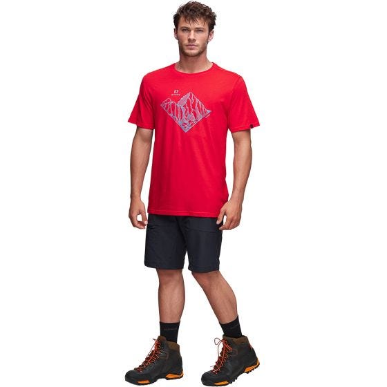 Alpinus Tactical Skilbrum T-shirt - Rood