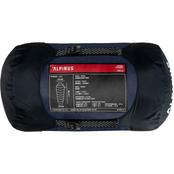 Alpinus Primalight 800 (Right) Slaapzak - Navy