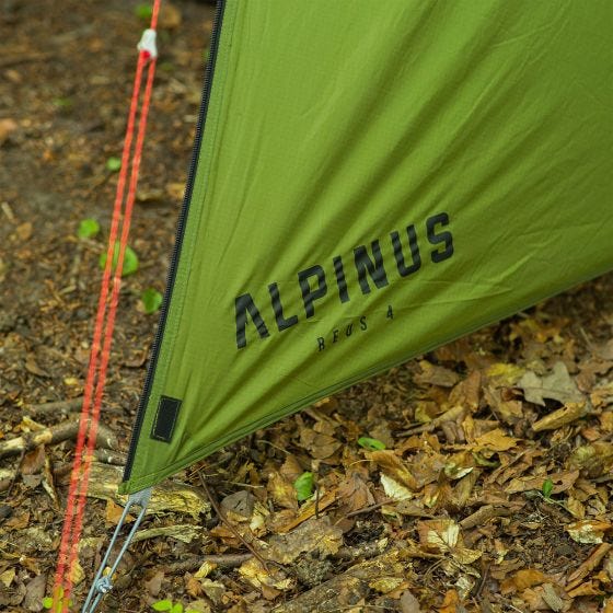 Alpinus REUS 4 Tent - Groen