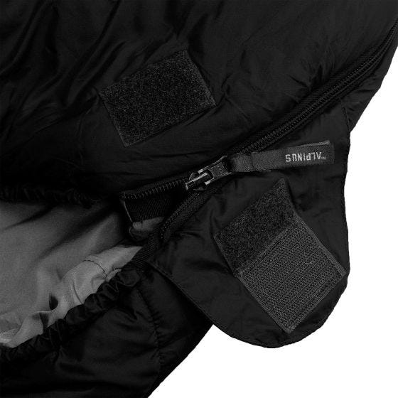 Alpinus Survival 1100 (Left) Slaapzak - Zwart