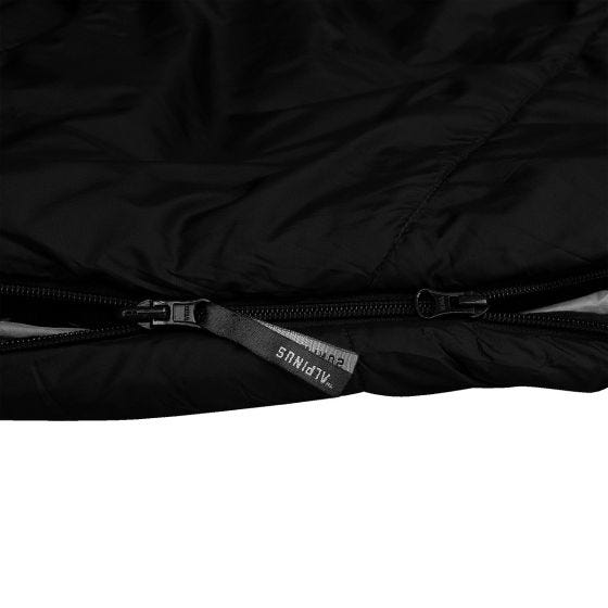 Alpinus Survival 1100 (Left) Slaapzak - Zwart