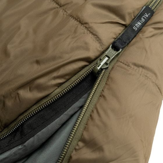 Alpinus Survival 1300 (Right) Slaapzak - Groen