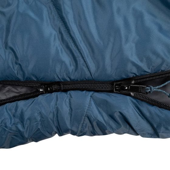 Alpinus Ultralight 1000 (Left) Slaapzak - Blauw