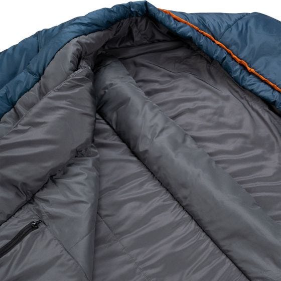 Alpinus Ultralight 1000 (Left) Slaapzak - Blauw