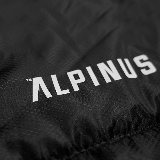 Alpinus Warm 1350 (Right) Slaapzak - Zwart