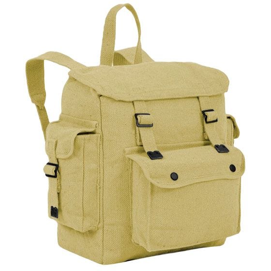 Highlander Grote Webrugzak met Zakjes - Beige