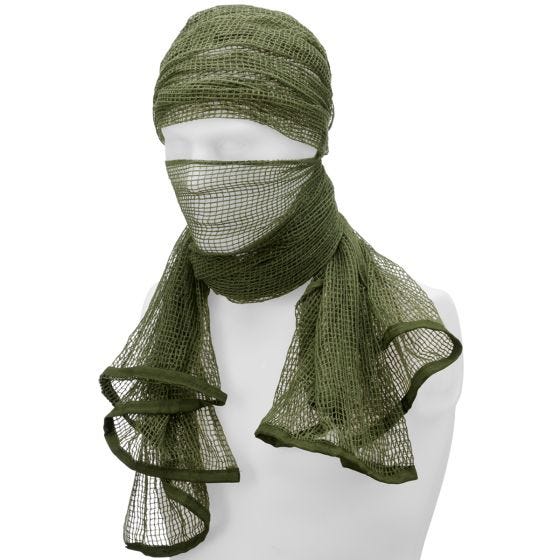 Brandit Commando Sjaal van net - Olijf