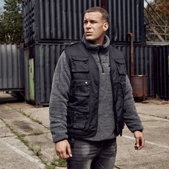 Brandit Hunting Vest - Zwart