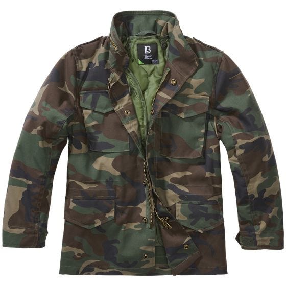 Brandit Kinderen M-65 Standard Jack - Woodland