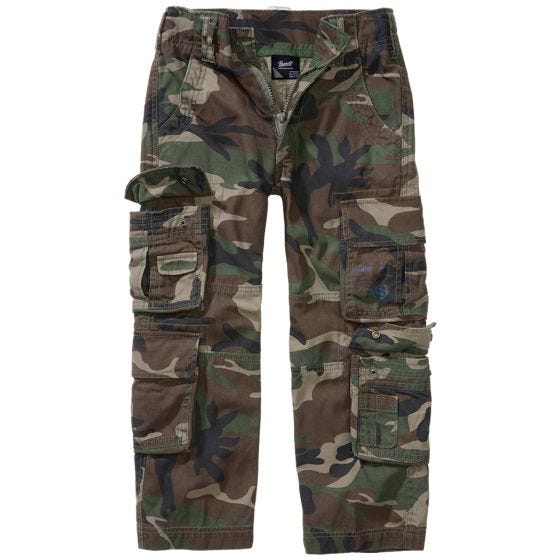 Brandit Kinderen Pure Broek - Woodland
