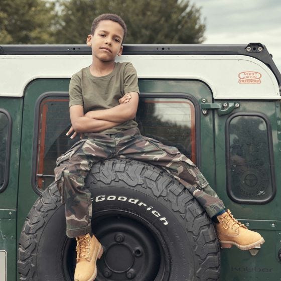 Brandit Kinderen Pure Broek - Woodland