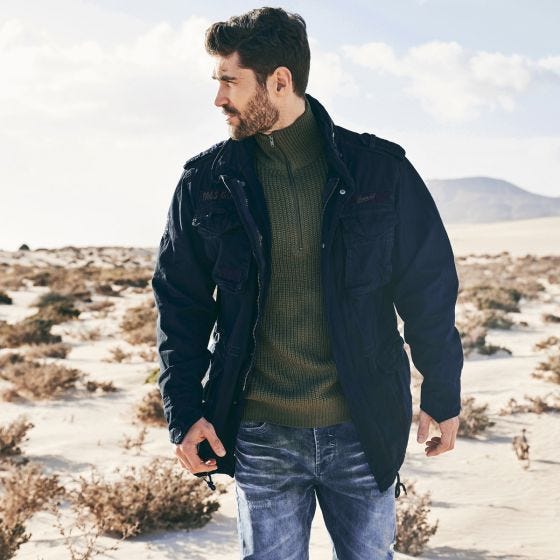 Brandit M-65 Giant Jack - Navy