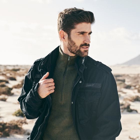 Brandit M-65 Giant Jack - Navy