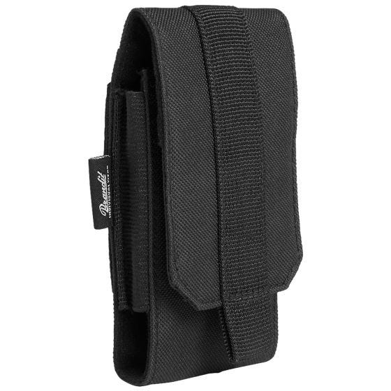 Brandit MOLLE Middelgrote Telefoonbuidel - Zwart