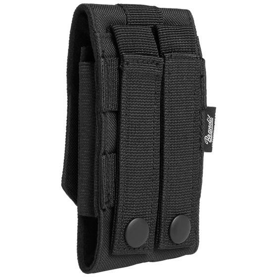 Brandit MOLLE Middelgrote Telefoonbuidel - Zwart