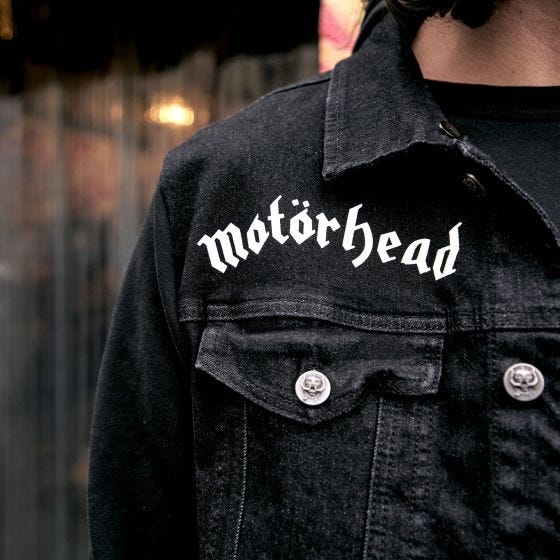 Brandit Motörhead Cradock Spijkerjasje - Zwart