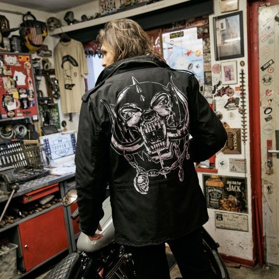 Brandit Motörhead M65 Jack - Zwart