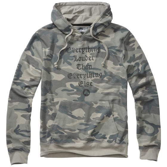 Brandit Motörhead Sweathoody Hoodie - Grey Camo