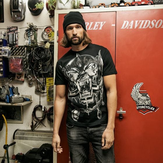 Brandit Motörhead Warpig Print T-shirt - Zwart