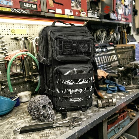Brandit Motörhead US Cooper Grote rugzak - Zwart