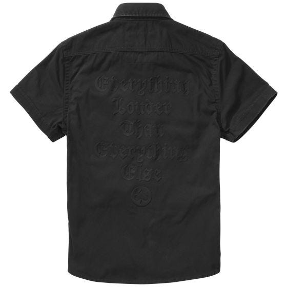 Brandit Motörhead Vintage Overhemd met korte mouwen - Zwart