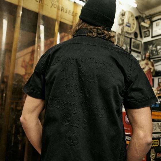 Brandit Motörhead Vintage Overhemd met korte mouwen - Zwart