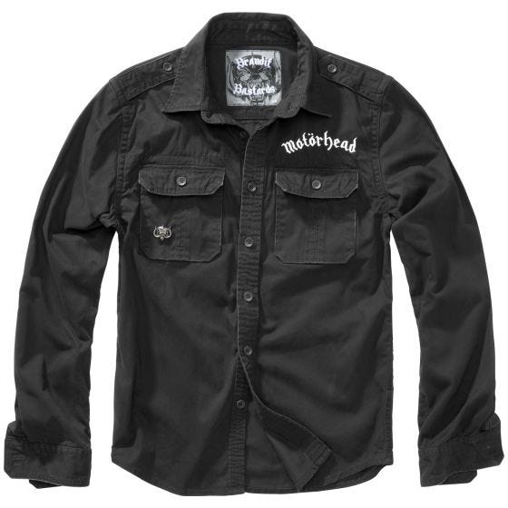Brandit Motörhead Vintage Overhemd - Zwart