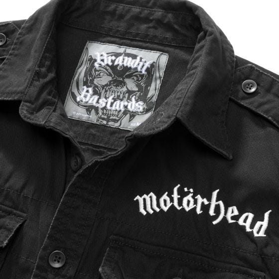 Brandit Motörhead Vintage Overhemd - Zwart