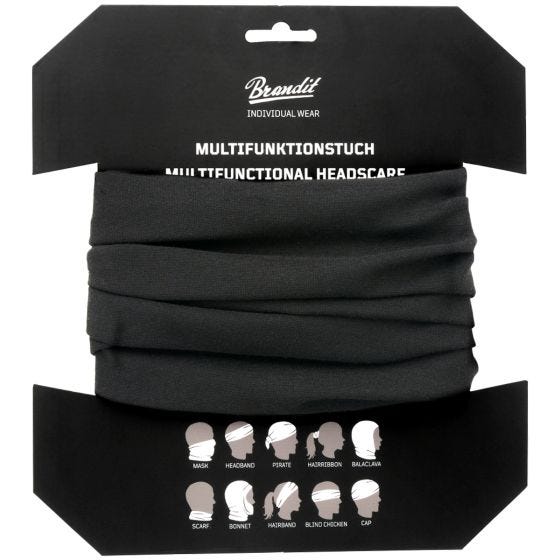 Brandit Multifunctional Nekkap - Zwart
