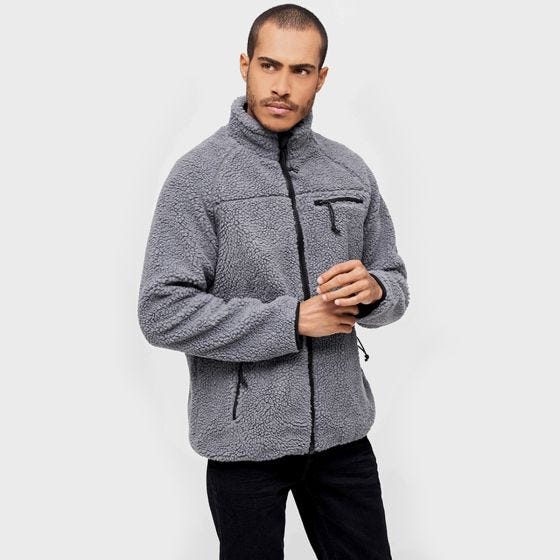 Brandit Teddyfleece Jack - Antraciet