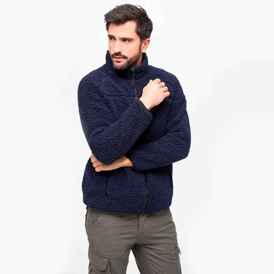 Brandit Teddyfleece Jack - Navy