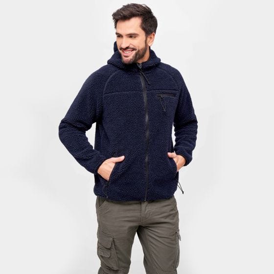 Brandit Teddyfleece Worker Jack - Navy