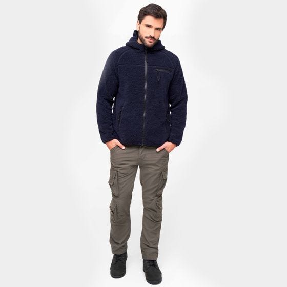 Brandit Teddyfleece Worker Jack - Navy