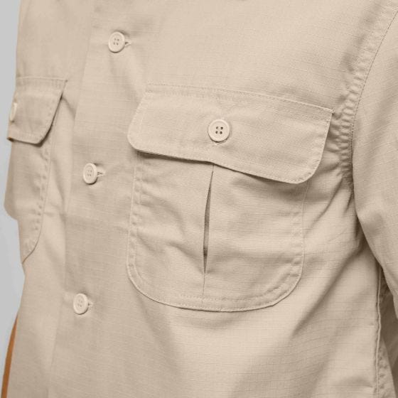 Brandit US Ripstop Overhemd met korte mouwen - Beige