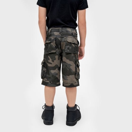Brandit Kinderen BDU Short - Dark Camo