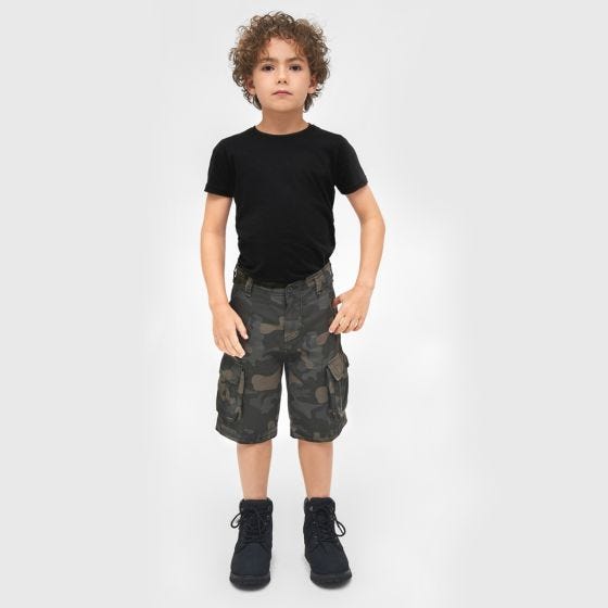 Brandit Kinderen BDU Short - Dark Camo