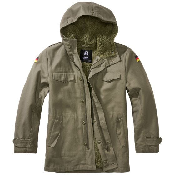 Brandit Kinderen BW Parka - Olijf