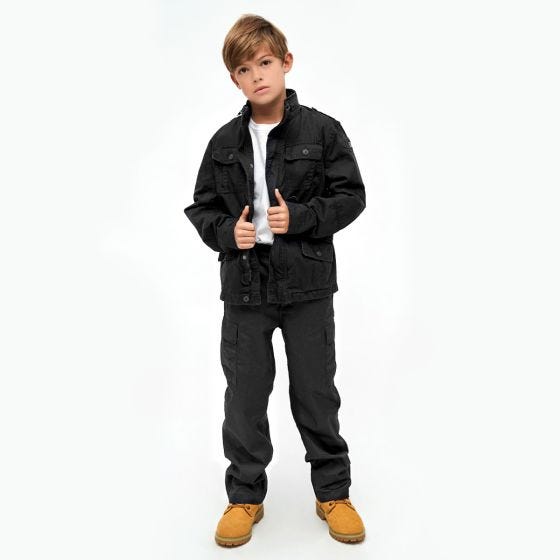Brandit Kinderen Britannia Jack - Zwart