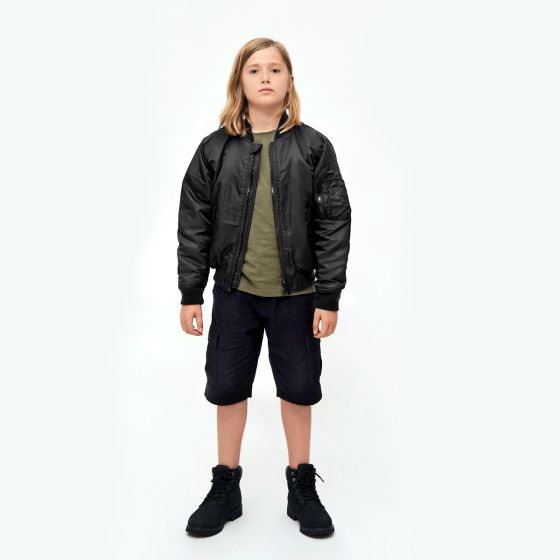 Brandit Kinderen MA1 Jack - Zwart