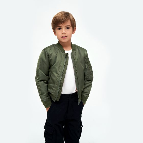 Brandit Kinderen MA1 Jack - Olijf
