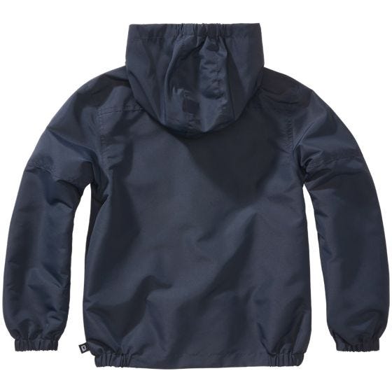 Brandit Kinderen Summer Windbreaker Front Zip Jack - Navy