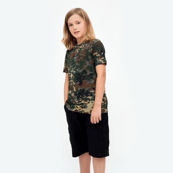 Brandit Kinderen T-shirt - Flecktarn