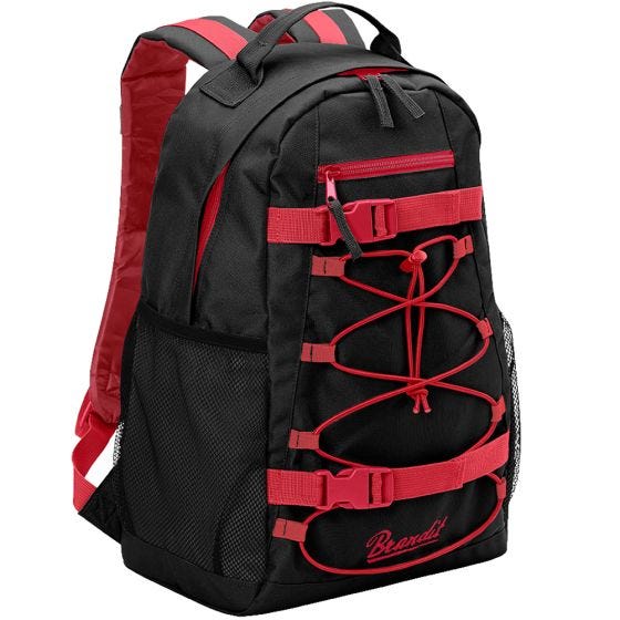 Brandit Urban Cruiser Rugzak - Zwart/Rood